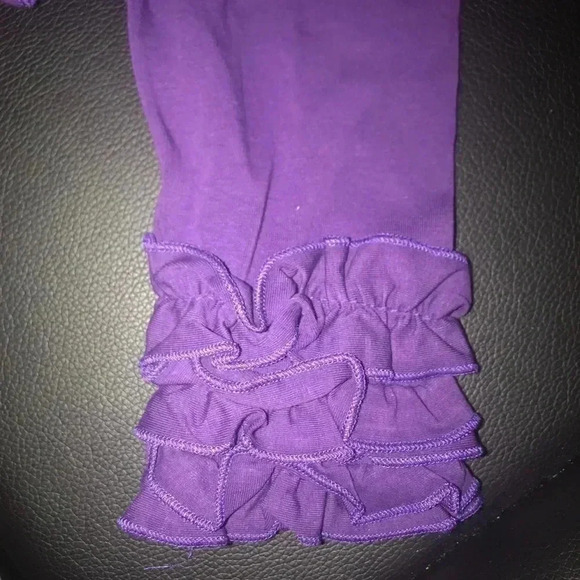PURPLE TRIPLE RUFFLE PANTS 18 M BEAUTIFUL! - Picture 3 of 6